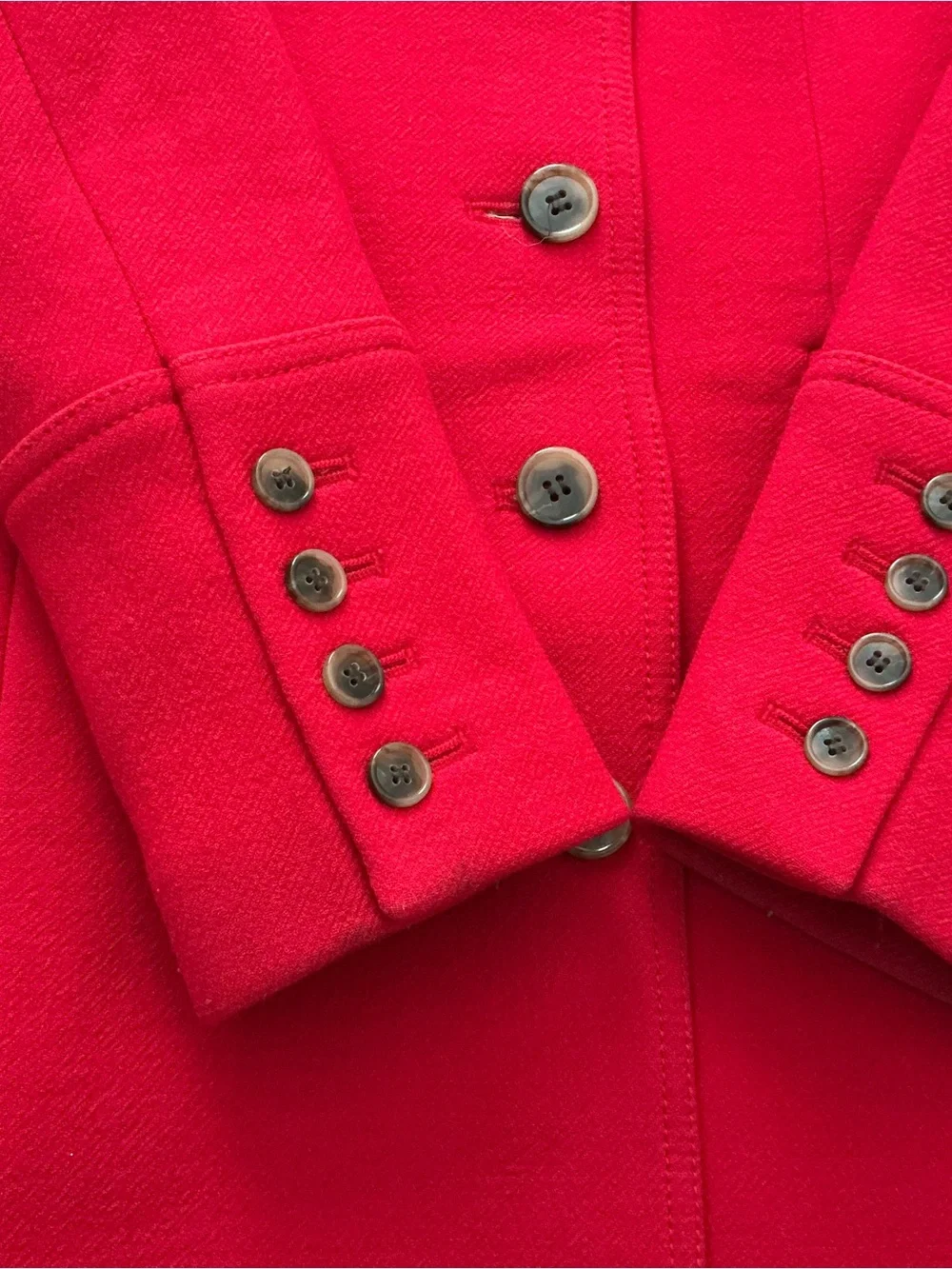 Jcrew Classic Lady Day Coat in Red 0P - Picture 3 of 6